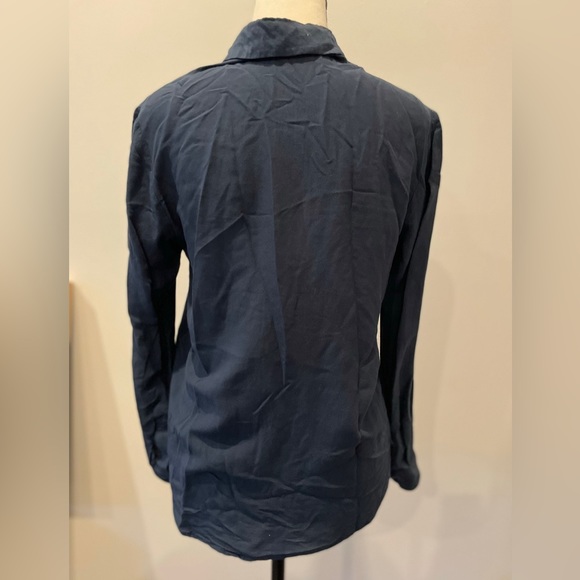 ✨ sale - Anthropologie See U Soon 3/4 Sleeve Button Down Size 0 - Picture 2 of 3